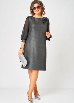 Платье EVA GRANT 7310D графит
