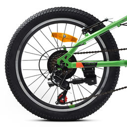 Велосипед 20" Rocket Crux 1.0 , цвет зеленый, размер 11"