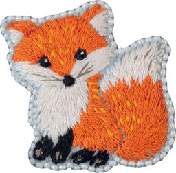 Набор для вышивания PANNA Живая картина JK-2219 Брошь. Лисичка 5 х 5 см