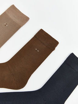 Desenli Bambu Erkek Soket ?orap 5li