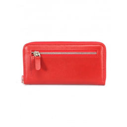 Портмоне женское Croco-ПР-956 натуральная кожа 3 отд, 11 карм, красный матовый (16) 263623  фото 2