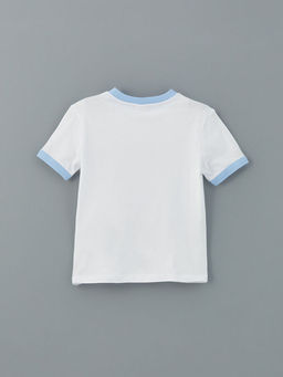 Bisiklet Yaka K?z ?ocuk Ti??rt