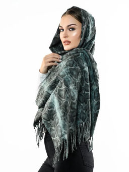 Яркий палантин с анималистичным принтом - Pretty mania фото 5