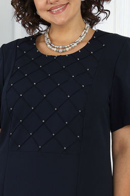 Платье Ninele 7431-Р темно-синий - Mira fashion фото 1133