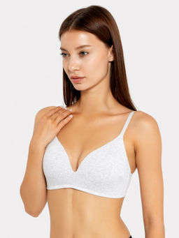 Бюстье женское t-shirt в сером оттенке серый меланж Mark Formelle