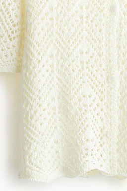 Cardigan en punto pointelle - H&m фото 7