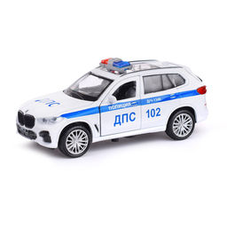 Машина металл BMW X5 M-Sport Полиция 12 см. (откр. двери, баг,) в коробке