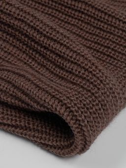 Снуд-резинка вязаный (Каштан) - Jumbi фото 5