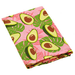 Скатерть 150х145см Авокадо, вид 7/1, длина стола до 110см, на 4 персоны, рогожка (хлопок 100%) 171г/м2, упаковка классическая, пакет ПВХ 28х41см, Домашняя мода (Россия)  фото 4