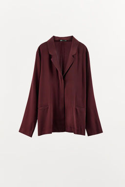 SILK PYJAMA SHIRT - Zara фото 6