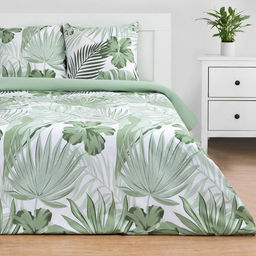 Постельное белье Этель 2 сп Tropics (вид 2) 175*215 см, 200*220 см,70*70 см -2 шт  фото 7