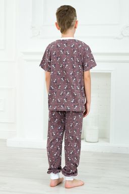 Пижама подростковая из футболки и брюк из кулирки Зайцы - Амадэль фото 4
