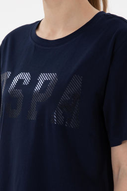 Kad_n Lacivert Basic Ti__rt Sepette S_rpriz _ndirim - U.s. polo assn фото 7