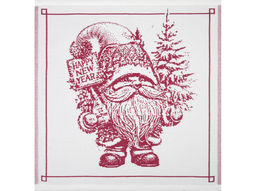 9с25.110ж1 Поздравление(ДТЭ бордовый) Салфетка 50х50см