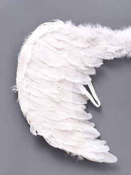 Крылья ангела, на резинке, белые - Страна карнавалия фото 3
