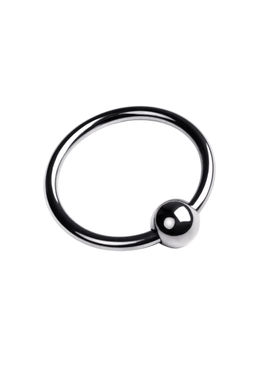 Кольцо под головку пениса Metal by TOYFA, серебряное, 3 см