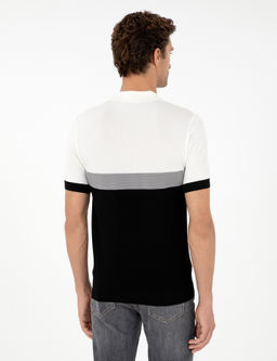 Черный зауженный свитер