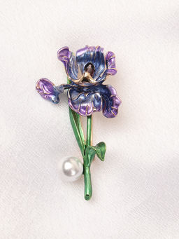 Брошь Ирис / 5351 B /уп 12/