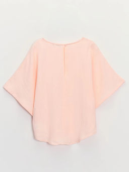 Блуза из лиоцелла с завязками на рукавах ZR2605022022-96 / Zarina