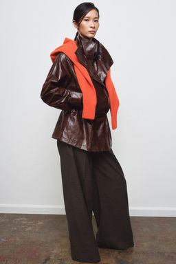 ZW COLLECTION FAUX LEATHER JACKET - Zara фото 5