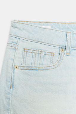 TRF MID-WAIST BELT LOOP DENIM BERMUDA SHORTS - Zara фото 31
