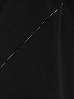 Платье 0445-1 черный нюд