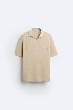 TEXTURED POLO SHIRT - Zara фото 14