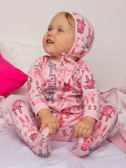 PlayToday / Чепчик детский трикотажный для девочек, 2 шт в комплекте