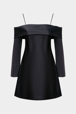 Платье из сатина с открытыми плечами - Mollis фото 5