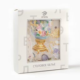 Скатерть Этель Пасхальные куличи d=148 см, 100% хл, саржа 190 гр/м2  фото 7