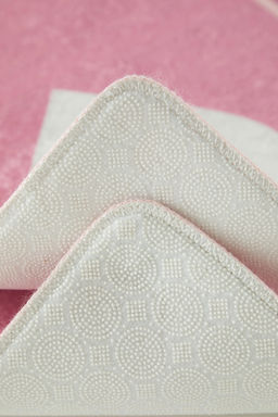 Trendyolmilla Home 2li Kalp Bask?l? Kayd?rmaz Tabanl? Banyo Paspas Seti TPHSS25BPS00012  фото 4