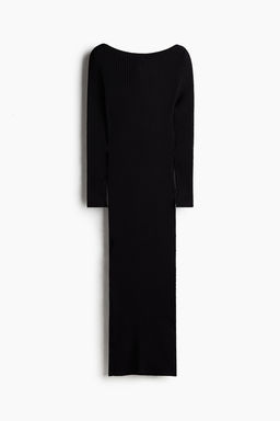 Vestido ajustado con escote barco - H&m фото 5
