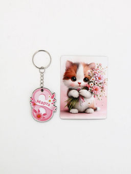 Подарочный набор Сладкого настроения 8 марта, магнит + брелок