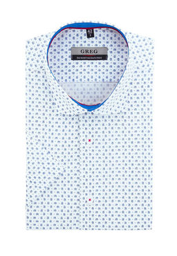 Сорочка мужская короткий рукав GREG 123/109/2084/ZS/1  фото 2