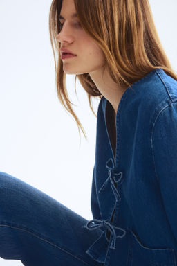 Chaqueta denim con lazadas - H&m фото 6