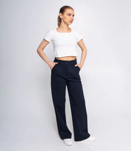 Топ #ОКТ075002, белый