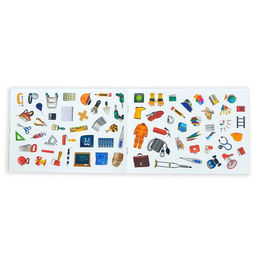 Наклейки детские 111 наклеек. Профессии, 12 стр.