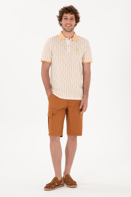 Erkek Regular Fit Polo Yaka Turuncu Ti__rt Sepette S_rpriz _ndirim - U.s. polo assn фото 4