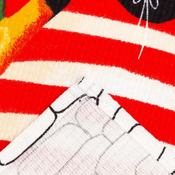 Полотенце кухонное Доляна Кот 35х60 см, 100% хл, 160г/м2  фото 4