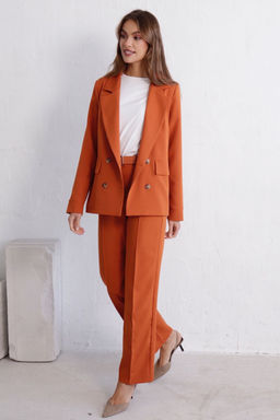 11728 Брюки со стрелками терракотовые - Martichelli фото 19