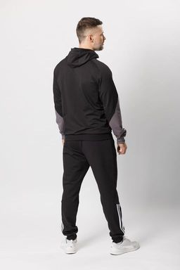 Спортивный костюм М-1864: Чёрный / Кофе - Relay фото 3