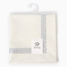 Дорожка Этель со стразами, 50 х 100 5 см, цвет молочный, п/э  фото 2