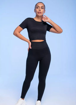 PELICAN, футболка спортивная женcкая, Черный фото 5