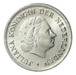 10 центов 1967 года Нидерланды