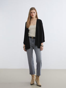 ?al Yaka Oversize Kad?n Kimono