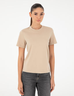 Bej Slim Fit Ti__rt