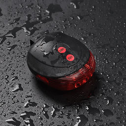 Фонарь задний COMIRON TA13 корпус: пластик, IPX4; свет: 5LED; 2 AAA батареи НЕ в компл.; четыре режима; два мощных боковых лазера. АКЦИЯ /уп 20/200/ - Галеонтрейд фото 9