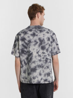 Футболка мужская серая с эффектом фаст-дай Фаст Дай на графите 111858 - Mark formelle фото 4