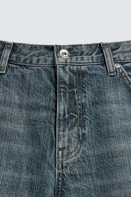 JEANS FLARE FIT ABERTURA / Azul tinta - Zara фото 10