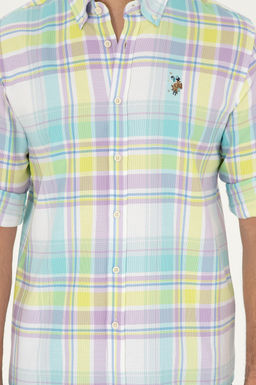 U. S. Polo Assn / Мужская мятная рубашка с длинным рукавом - U.s. polo assn фото 6